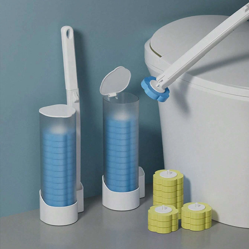🚽 Last Day Special Price £8.78!!!⚡ Disposable Toilet Cleaning System – Hygienic One-Click Cleaning, No Residue Left, Easy to Use & Disposable 🧼